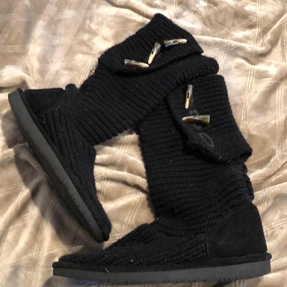 Bear paw sweater boots